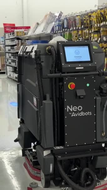 Avidbots Νέο Πάτωμα Καθαρισμού Ρομπότ Στο Eaton Centre Mall Στο — Αρχείο Βίντεο