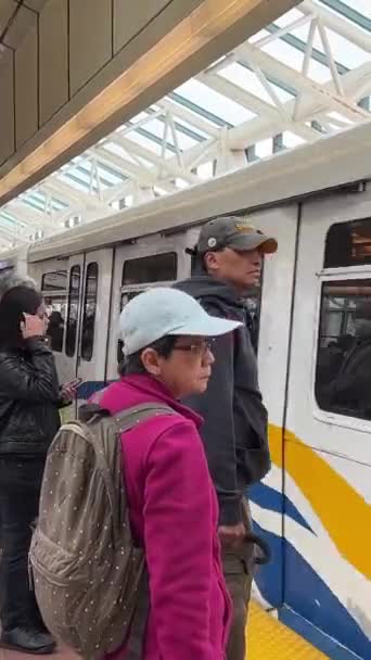 Rénovation Gare Sky Train Sur Surray Central Pas Sortie Utilisez — Video