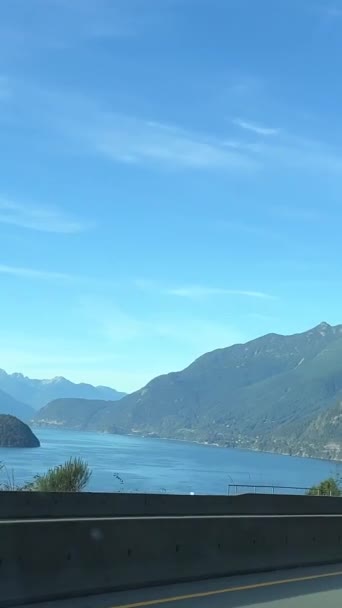 Parc Provincial Porteau Cove Canada Vancouver Belle Nature Océan Pacifique — Video