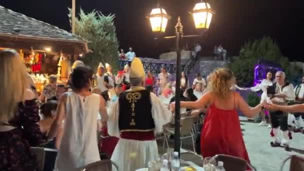 Yon Denizi Arnavut Aroması Gelenekleri Ulusal Şarkılar Ulusal Danslar Öğretmek — Stok video