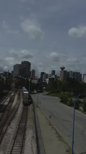Vancouver Canada Vie Réelle Des Sans Abri Dans Les Grandes — Video