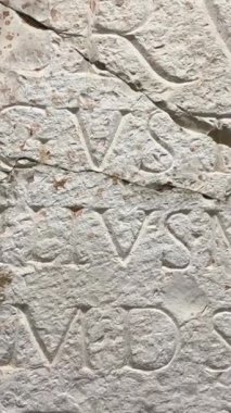 Arnavutluk 'ta Butrint, 4K' da UNESCO Dünya Mirasları Merkezi Sineması. Antropoloji Taş Heykeller Müzesi