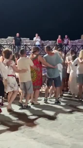 Ionian Sea Albanian Rasa Dan Tradisi Lagu Lagu Nasional Dan — Stok Video