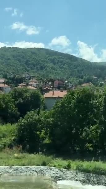 Butrint Distrito Sarande Albania Baptisterio Romano Cinematográfico Antiguo Sitio Histórico — Vídeo de stock