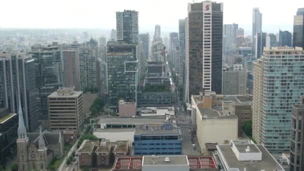 Vancouver Canada Blick Auf Die Innenstadt Von Vancouver Vom Top — Stockvideo