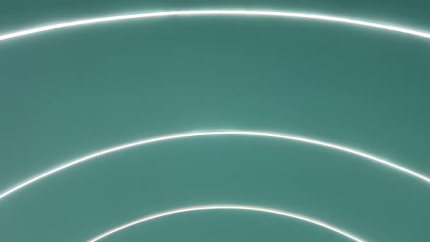 Світло Зелений Бірюзовий Фон Світлими Смугами Простір Текстового Святкового Приводу — стокове відео