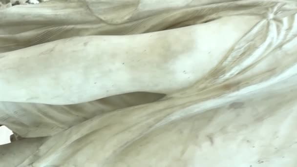 Мадам Помпадур Жан Батист Пигаль Лувр Париж Франция Высококачественные Кадры — стоковое видео