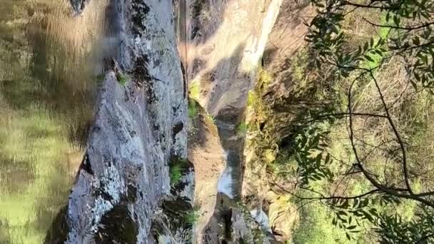 Cachoeira Chamada Cascata Pincho Cascata Ferida Sua Rio Ankora Natureza — Vídeo de Stock