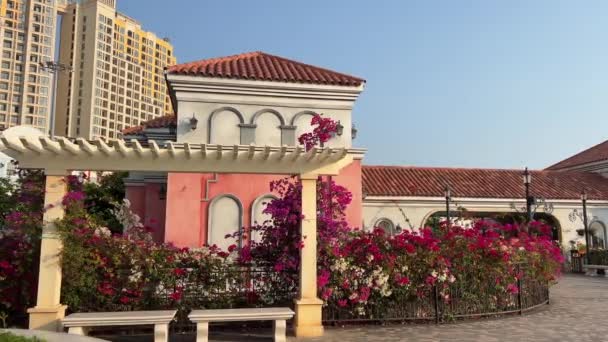 Phu Quoc Adasındaki Günbatımı Kasabası Vietnam Hızlı Gelişen Avrupa Kopyası — Stok video