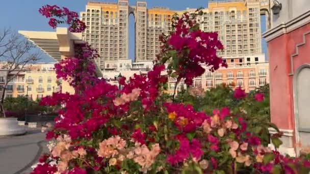 Sunset Stad Phu Quoc Vietnam Snabb Utveckling Europeisk Stadskopia Fantastisk — Stockvideo