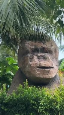 Phu Quoc, Vietnam eğlence parkı Water Park Lunaparkı Phu Quoc Adası, Güney Vietnam, Güneydoğu Asya 'daki en büyük ve en modern eğlence parkı. Teleferiğe bin.