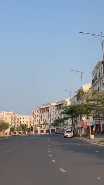 Mobil Kabel Atas Kota Selatan Pulau Phu Quoc Vietnam Saat — Stok Video