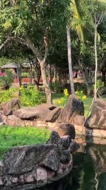 Phu Quoc Parque Atracciones Vietnam Parque Acuático Parque Atracciones Isla — Vídeos de Stock