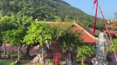 Ho Quoc Pagoda, Phu Quoc 'ta. Ho Quoc Pagoda Budist Tapınağı, Phu Quoc Adası, Vietnam, Hindiçin, Güneydoğu Asya, Asya