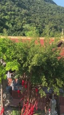 Ho Quoc Pagoda, Phu Quoc 'ta. Ho Quoc Pagoda Budist Tapınağı, Phu Quoc Adası, Vietnam, Hindiçin, Güneydoğu Asya, Asya