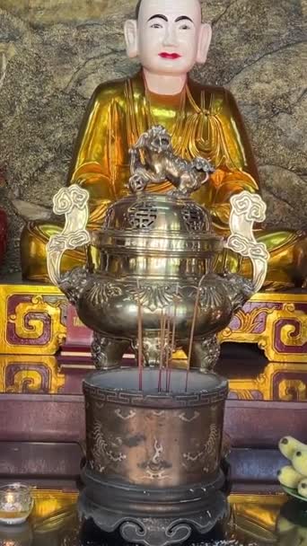 Quoc Pagode Phu Quoc Quoc Pagode Templo Budista Ilha Phu — Vídeo de Stock
