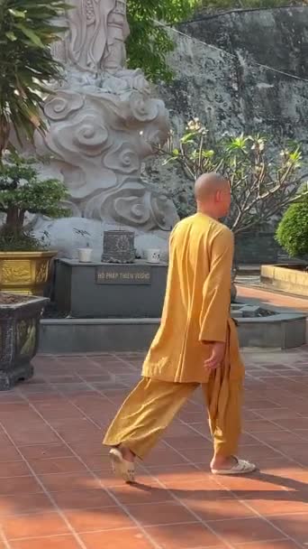 Quoc Pagoda Budist Tapınağı Phu Quoc Adası Vietnam Hindiçin Güneydoğu — Stok video