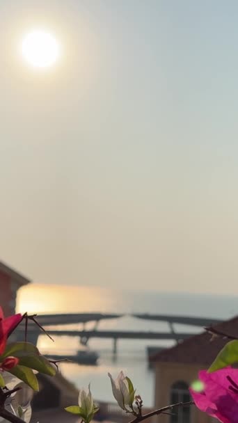 Город Сансет Острове Куок Вьетнам Быстрая Разработка Европейской Городской Копии — стоковое видео
