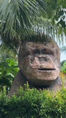 Phu Quoc, Vietnam eğlence parkı Water Park Lunaparkı Phu Quoc Adası, Güney Vietnam, Güneydoğu Asya 'daki en büyük ve en modern eğlence parkı. Teleferiğe bin.