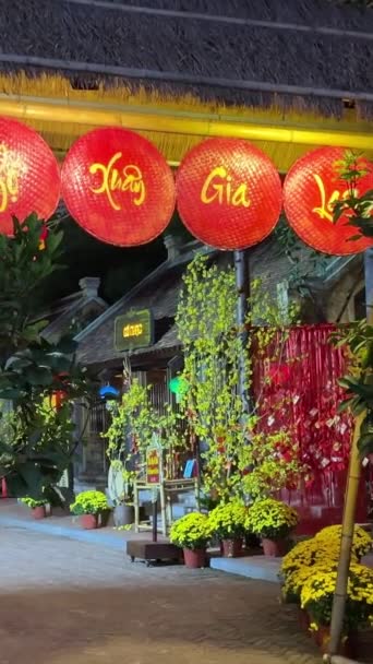 Ráj Nové Turistické Destinace Asii Nepopsatelnou Krásou Noc Opuštěné Město — Stock video