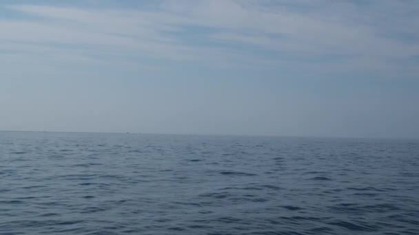 Korfu Adası Yakınlarındaki Tekne Turu Temiz Dağlarının Derinliklerinde Doğal Bahar — Stok video