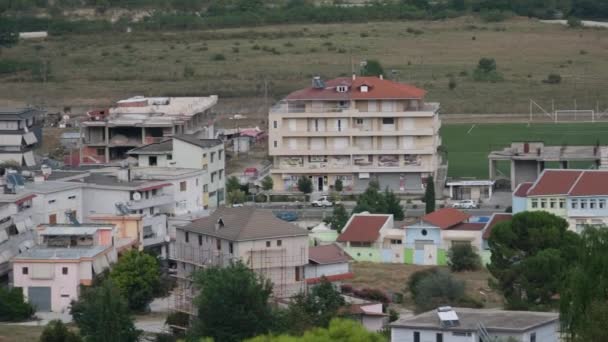 Miasto Gjirokaster Południowej Albanii Stare Miasto Jest Wpisane Listę Światowego — Wideo stockowe