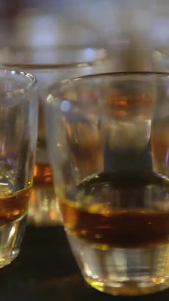 酒水美味佳肴酒水美味佳肴 — 图库视频影像
