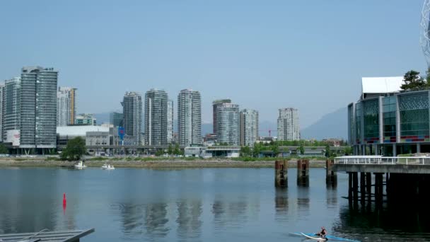 Ansichten Der Bahnbrechenden Science World Vancouver Kanada 2024 — Stockvideo