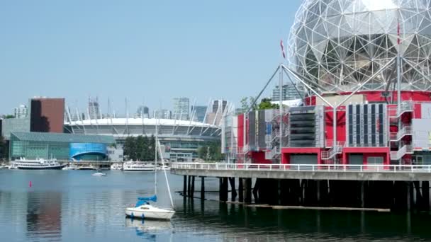 Uitzicht Wereld Van Wetenschap Vancouver Canada 2024 — Stockvideo