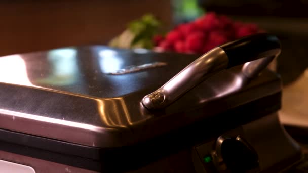 Повільний Рух Ілюструє Меню Гурманів Технології Приготування Страв Домашньої Кухні — стокове відео
