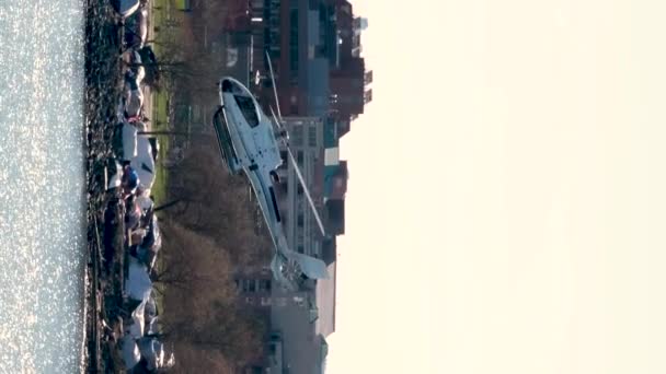 Bir Çok Video Kanada Gösteriyor Uçak Helikopteri Çeşitli Hava Taşımacılığı — Stok video