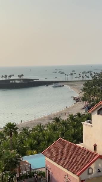 Město Duchů Západu Slunce Ostrově Phu Quoc Vietnamu Rychle Rozvíjí — Stock video