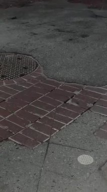 Vancouver 'da eski caddeler New Street Eski yol Kanada British Columbia Vancouver 2023