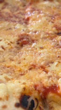 Kapanış videosu masada pizza pişirmeye hazır.. 