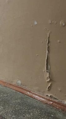 Rusya 'da Ukrayna' da bir devlet kliniğinde eski duvarlar. Kliniklerde onarımları destekleyecek finansman bulunmuyor 