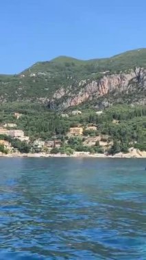 Korfu, Paleokastritsa sahillerinin Amazon sahilleri Korfu adası, Yunanistan Korfu adası 