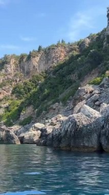 Korfu, Paleokastritsa sahillerinin Amazon sahilleri Korfu adası, Yunanistan Korfu adası 
