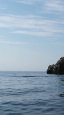 Yunanistan Korfu adası Korfu kasabası, Yunanistan 'ın eski Venedik kalesi. Eski Kale. Korfu şehrindeki Venedik kalesi. Venedik Eski Kalesi Palaio Frourio, İyon Adaları