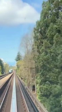 Canada Line SkyTrain Metro sistemi British Columbia 'da Metro Vancouver bölgesine hizmet veren orta kapasiteli bir hızlı ulaşım sistemidir. Yüksek kalite 4k görüntü