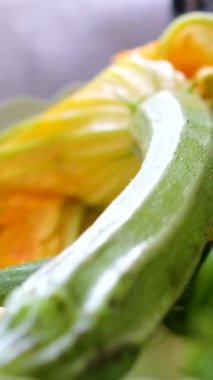 Kabak yaz kabağı kabağı sebze bebek iliği meyve tohumu taze eko biyolojisi. Yüksek kalite 4k görüntü