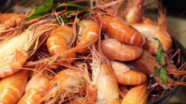 Deniz ürünleri tabağına yakın, muhteşem. Yüksek kalite fotoğraf