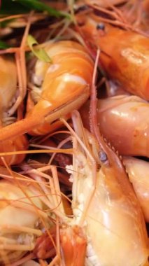 Deniz ürünleri tabağına yakın, muhteşem. Yüksek kalite fotoğraf