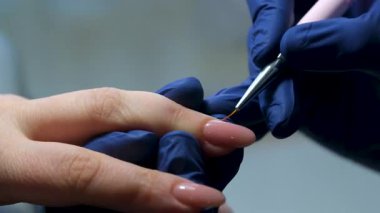 Bir Şık 'ta Zarif Tırnak Sanatı Uygulamasını Keşfedin, Herkes için Davet Salonu. Yüksek kalite 4k görüntü