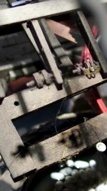 traditional silk production process carefully create silk fabric from start to finish. From spinning fine silk threads to weaving on wooden looms, this handmade craft reflects cultural heritage, skill