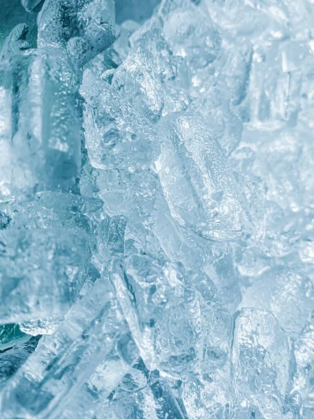 Led Kostky Pozadí Kostky Ledu Textury Nebo Pozadí Dává Pocit — Stock fotografie
