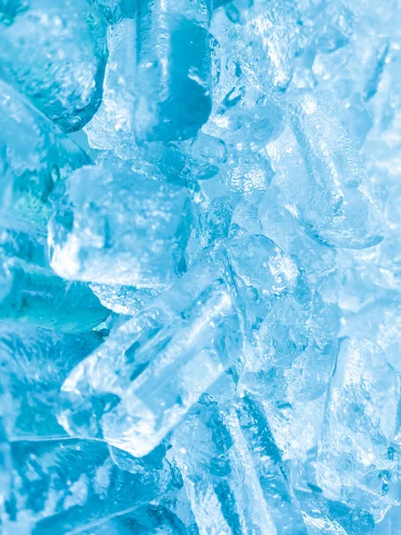 Led Kostky Pozadí Kostky Ledu Textury Nebo Pozadí Dává Pocit — Stock fotografie