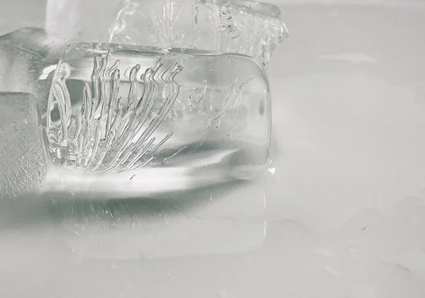 Ice Kostki Tła Tekstury Kostki Lodu Lub Tła Sprawia Czuję — Zdjęcie stockowe