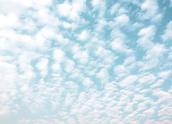 Небесні Пухнасті Хмарні Пейзажі Вранці Неймовірно Заспокоюють Початок Дня Нескінченна — стокове фото