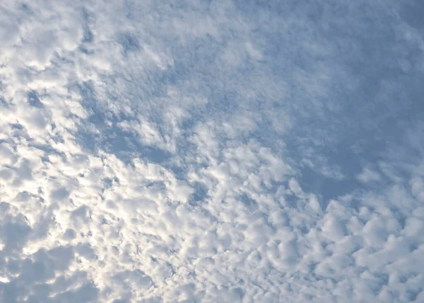 Égbolt Bolyhos Felhő Táj Reggel Hihetetlenül Megnyugtató Kezdeni Napot Bolyhos — Stock Fotó
