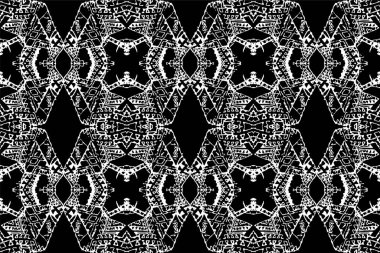 Kusursuz batik desen, geometrik kabile deseni, etnik boho, aztek stili, ikat stili. Ünlü afişler için lüks dekoratif kumaş deseni. Kumaş, perde, halı, Batik için tasarlanmış.